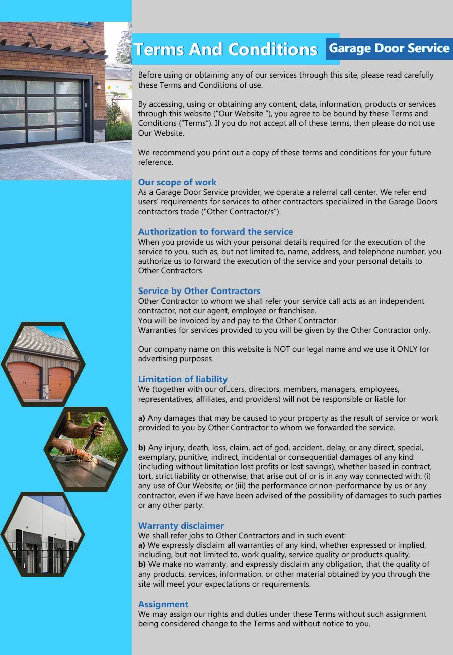 Capitol Garage Door Service Westlake, OH 440-261-4212 - terms4